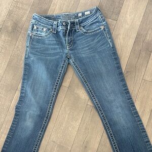 Miss Me Blue Boot Cut Jeans for Women